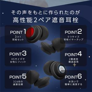 耳栓 高性能 睡眠用 遮音 ライブ用 いびき ...の詳細画像4