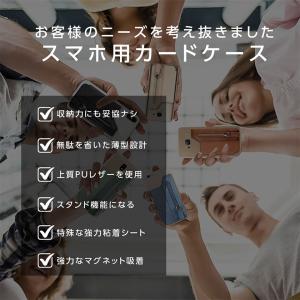 スマホ 背面 カードケース 貼り付け スマホカ...の詳細画像2
