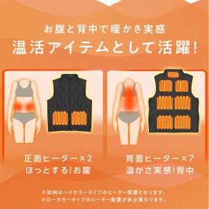 電熱ベスト ヒーターベスト 電気ベスト 電熱ジ...の詳細画像4