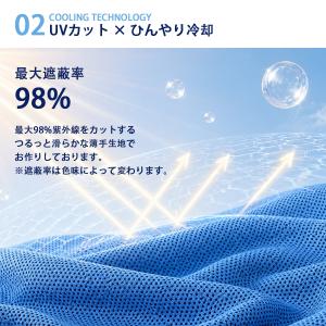TOKAIZ 冷却ポンチョ クールタオル フー...の詳細画像5