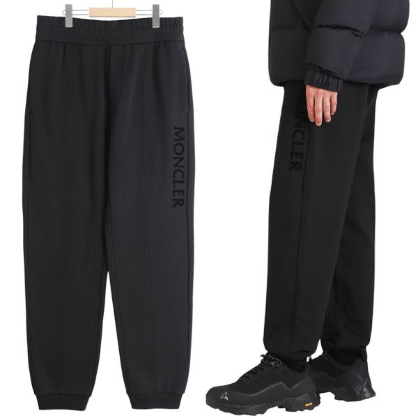 送料無料 21 MONCLER モンクレール 8H00017 89AZY ブラック スウェットパンツ...
