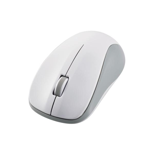 エレコム マウス ワイヤレスマウス Bluetooth 3ボタン Mサイズ 抗菌 ホワイト M-BY...