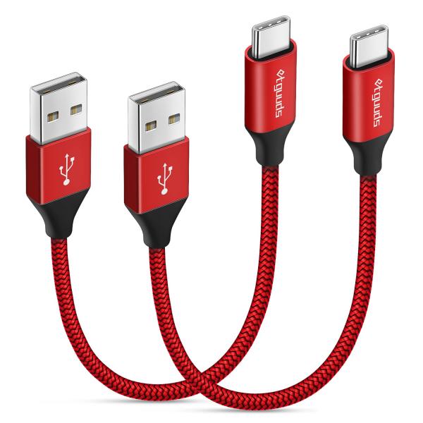 USB Type C ケーブル【0.15m 2本】急速充電 QC3.0 タイプc ケーブル 短い 高...