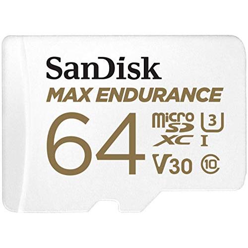 SanDisk 64GB MAX Endurance microSDXC Card with Ada...