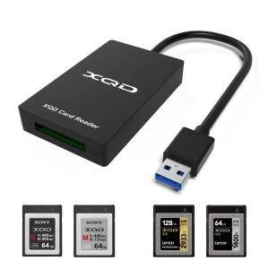 Cateck XQD カードリーダー XQDアダプター ソニー (SONY)M/Gメモリーカード Lexar USBマークカードに対応 USB3.0