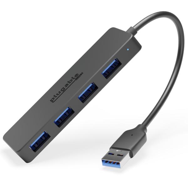 Plugable USB 3.0 ハブ 4 ポート Windows PC Surface Pro C...