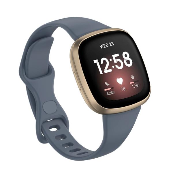 fitbit versa4/versa3/sense2/sense用バンド ベルト 細い帯 替えバン...