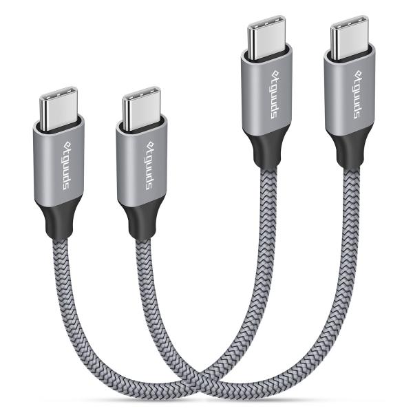 USB C ケーブル【0.15m 2本】etguuds タイプc ケーブル 短い pd対応 60W急...