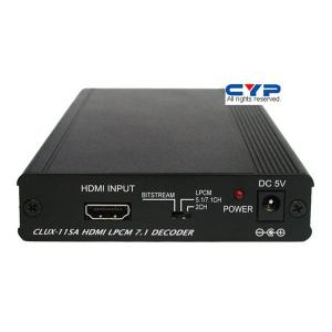 Cypress　HDMI 1.3 リピーター　オーディオデコーダー付　光オーディオ対応　CLUX-11SA｜ysol