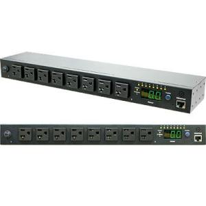 DIGI Power　スイッチ機能付 IP経由リモート電源管理　1U　PDU　8ポート SWH-1511A-08N1｜ysol