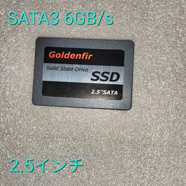 Goldenfir 2.5インチSSD ブラック SATA3対応 128GB 内蔵ストレージ