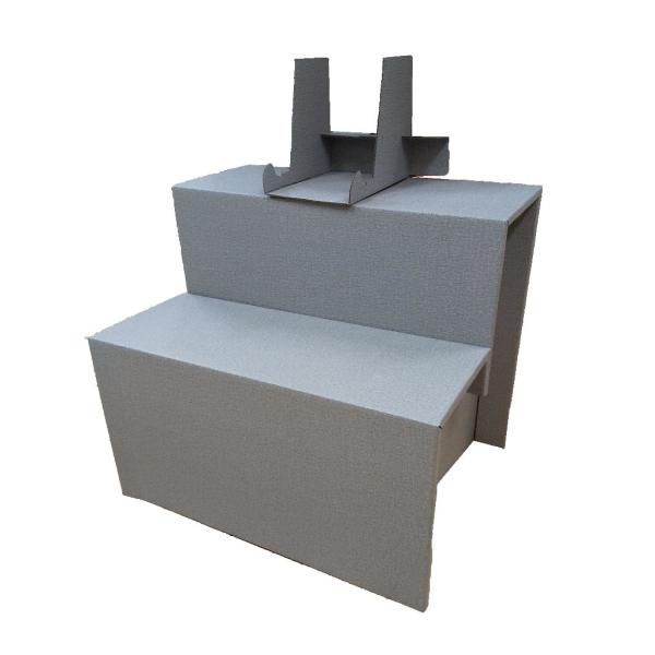 祭壇 ワンタッチ祭壇 60cm幅 2段  送料無料  難燃加工 2色 軽くて丈夫 組立簡単 ミニ仏壇...