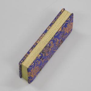 金襴鳥の子 過去帳(金箔押し) 紺 4.0寸(...の詳細画像4