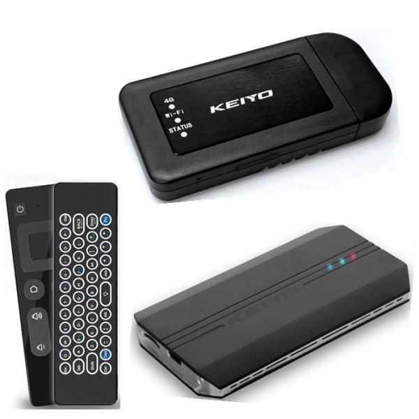 KEIYO APPCAST2 車載用 Wi-Fi ルーター セット AN-S1092 AN-S092...