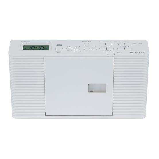 東芝 CDラジオ TY-C270W ホワイト ワイドFM対応 英語学習 ENGLISHモード CDプ...