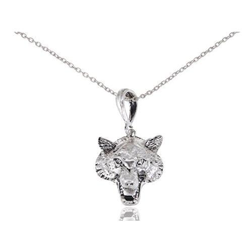 Alilang Women Norse Viking Wolf Head Necklace for ...