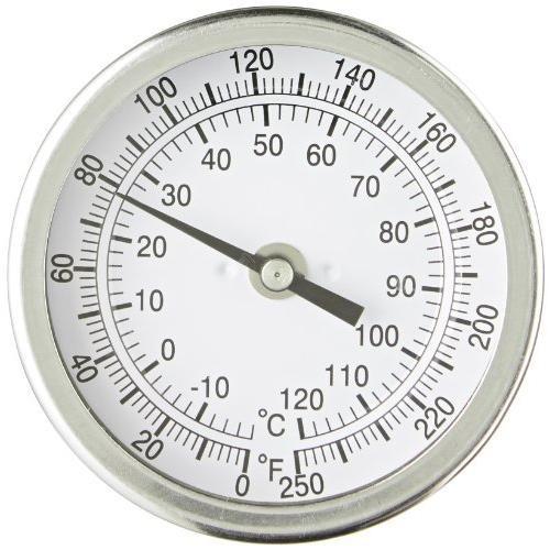 PIC Gauge B3B2-II 3” Dial Size, 0/250°F and -18/12...