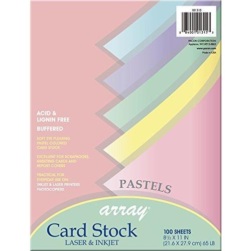 Array Card Stock Pacon Card Stock, 8 1/2 inches x ...