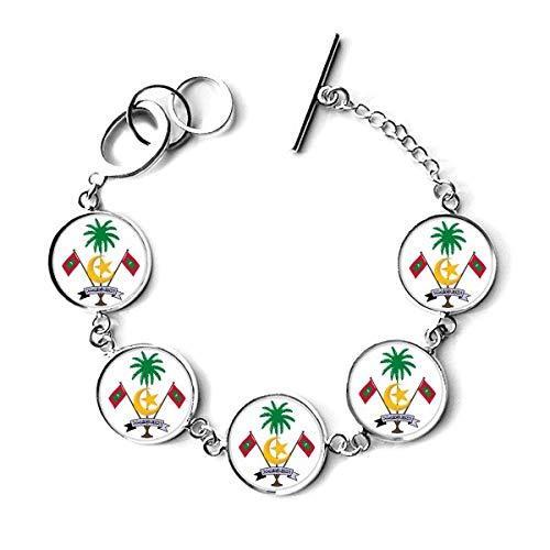 DIYthinker Maldives Asia National Emblem Bracelet ...