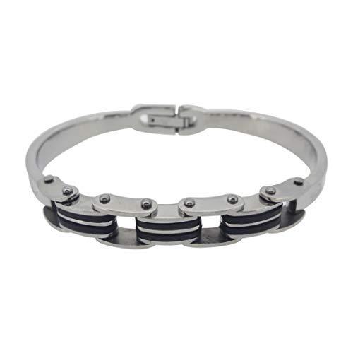 Gallucci Stainless Steel Bracelet with PVC並行輸入品　送料...