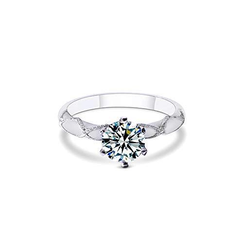 Gemorie Women&apos;s 1 Carat Brilliant Round Solitaire ...