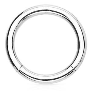 14G 12mm Titanium Hinged Seamless Body Piercing Hoop並行輸入品　送料無料