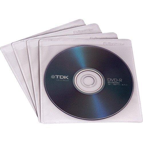 フェローズ自己接着CDケース - スライド挿入 - クリア - CD/DVDスリーブ並行輸入品　送料...