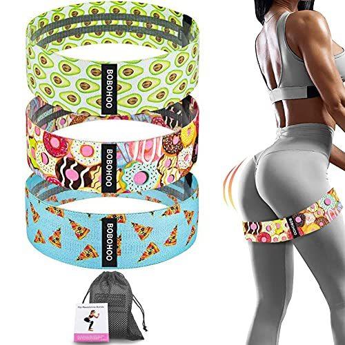 Avocado Print Resistance Bands Set Fabric Resistan...