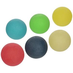 CanDo 10-1496 Gel Squeeze Ball, Standard Circular, 6-piece Set, Tan through｜ysysstore