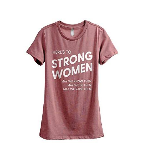Thread Tank Heres to Strong Women May We Women&apos;s F...