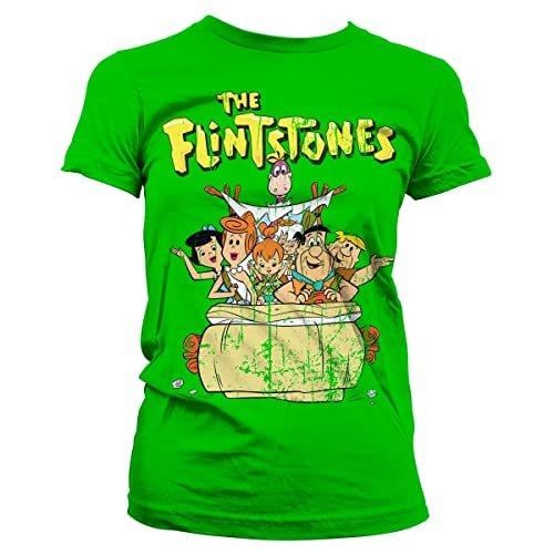 The Flintstones Officially Licensed Women T-Shirt ...