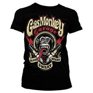 Gas Monkey Garage Officially Licensed Merchandise Spark Plugs Girly Tee (Bl｜ysysstore