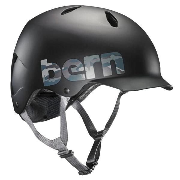 bern(バーン)BANDITO Matte Black Camo Logo S/M