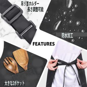 エプロン 首掛け h型 おしゃれ メンズ レデ...の詳細画像3