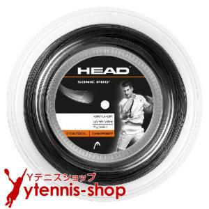 ヘッド(HEAD) ソニックプロ(SONIC PRO) ブラック 200mロール｜ytennis-shop