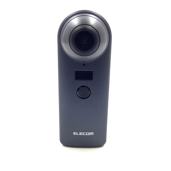 【全額返金保証】【最速発送】ELECOM コンパクトデジタルカメラ OCAM-VRW01BK 美品 ...