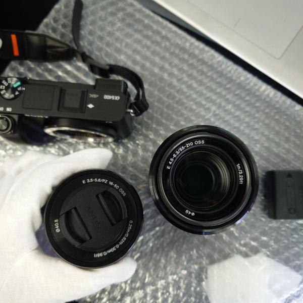 【全額返金保証】【最速発送】Sony デジタル一眼 α6400 ILCE-6400Y ダブルズームレ...