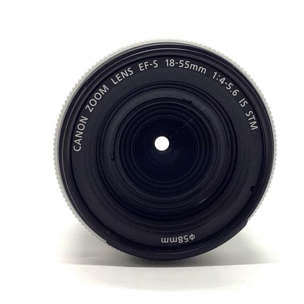 【全額返金保証】【最速発送】Canon EF-S18-55mm F4-5.6 IS STM [シルバ...