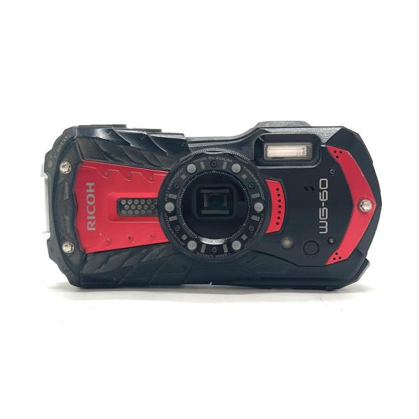 【全額返金保証】【最速発送】RICOH コンパクトデジタルカメラ WG-60 レッド 動作確認済