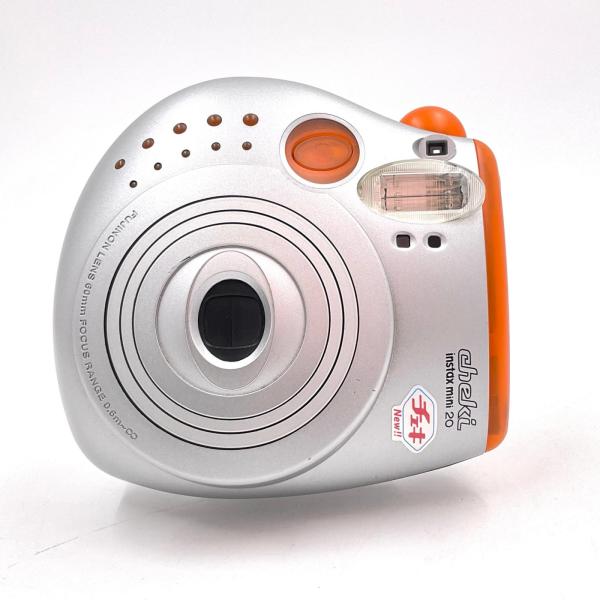 【全額返金保証】【最速発送】FUJIFILM instax mini 20 「チェキ」[オレンジ] ...