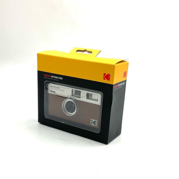 【全額返金保証】【最速発送】コダック フィルムカメラ EKTAR H35 ハーフフレーム ブラウン ...