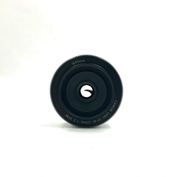 【最速発送】Canon EF-M 22mm F2 STM シルバー【難有】