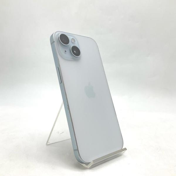 【全額返金保証】【最速発送】 iPhone 15 128GB ブルー docomo 白ロム 動作確認...