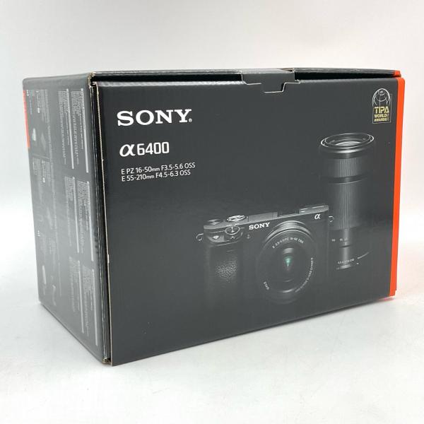 【全額返金保証】【最速発送】Sony デジタル一眼 α6400 ILCE-6400Y ダブルズームレ...