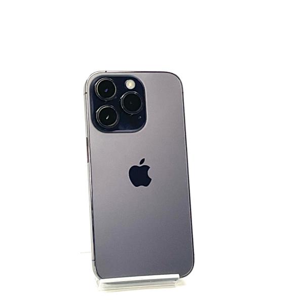 【最速発送】 iPhone 14 Pro 128GB ディープパープル SIMフリー 白ロム【難有】...