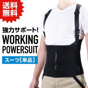 パワーアシストスーツ　サポートウェア　Sサイズ NSP ワーキングパワースーツ サイズ【L】 スーツとサポーター