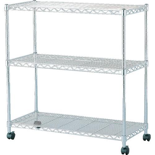 TR IRIS 546624 スチールラック メタルミニ (キャスター付) 800×350×830［...