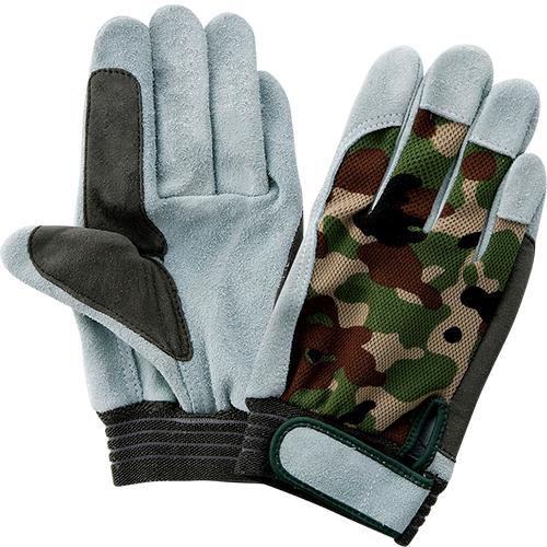 TR 富士グローブ 牛床革手袋 JS-128L ジャストオイル甲メリマジック   (入数) 1双