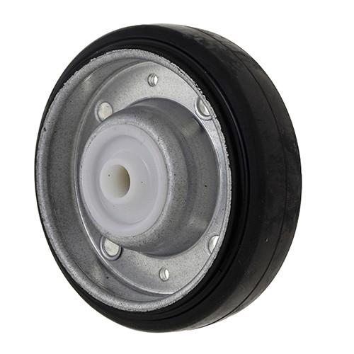 キャスター(タイヤ) ゴム車輪 425S-1R100 ［1個］ #八幡ねじ YAHATA DIY 通...