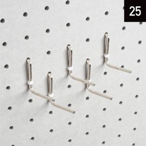 有孔ボード PP樹脂製ロックピン 穴径 5mm / 5φ 用 (30個入)<br